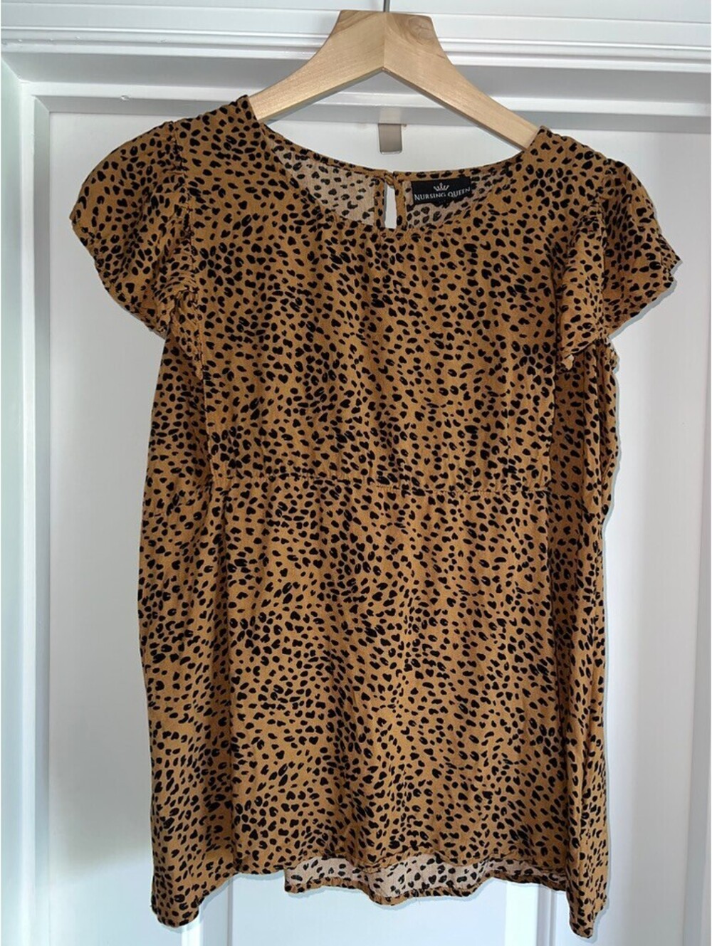 Nursing Queen nursing blouse XS brown print